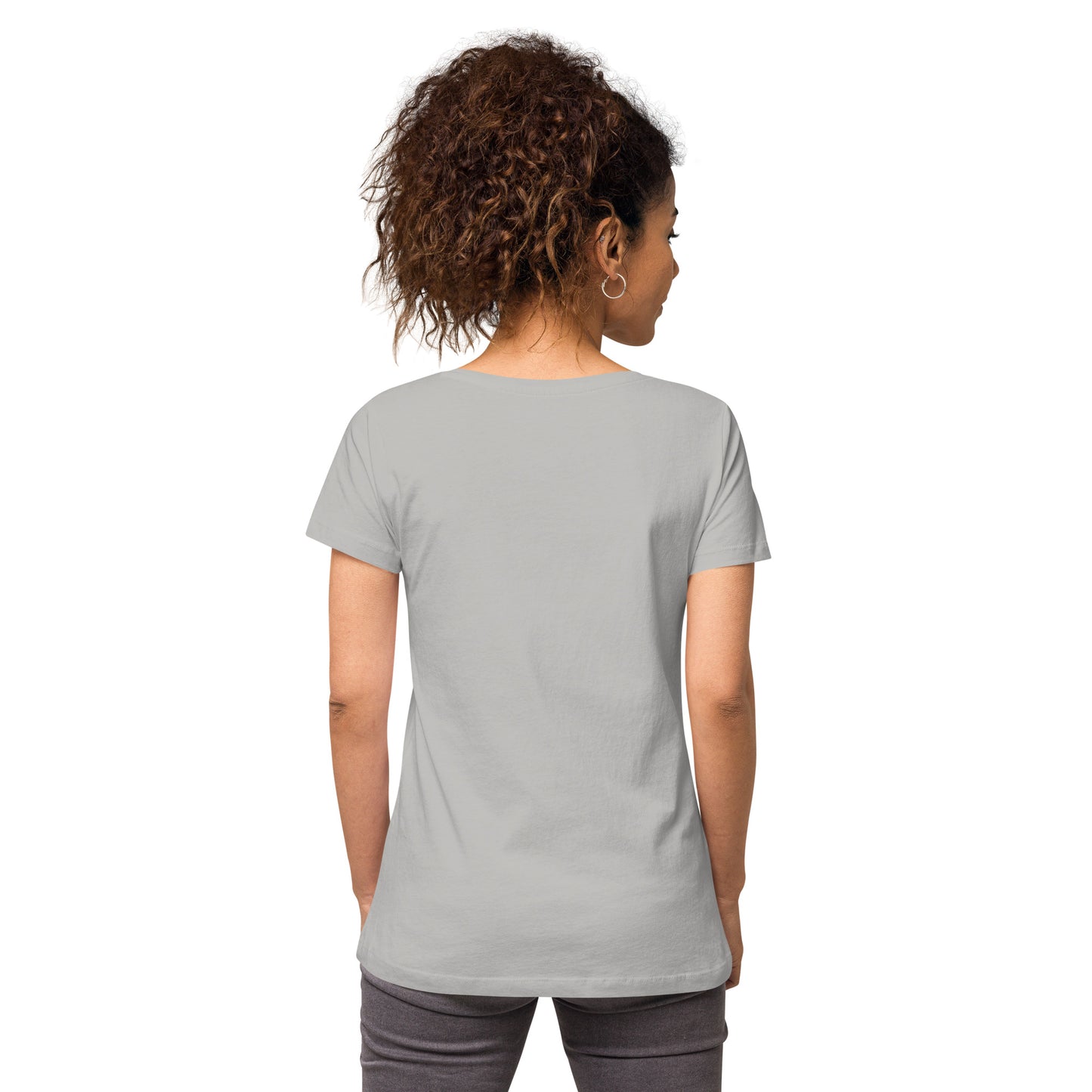 Women’s fitted v-neck t-shirt