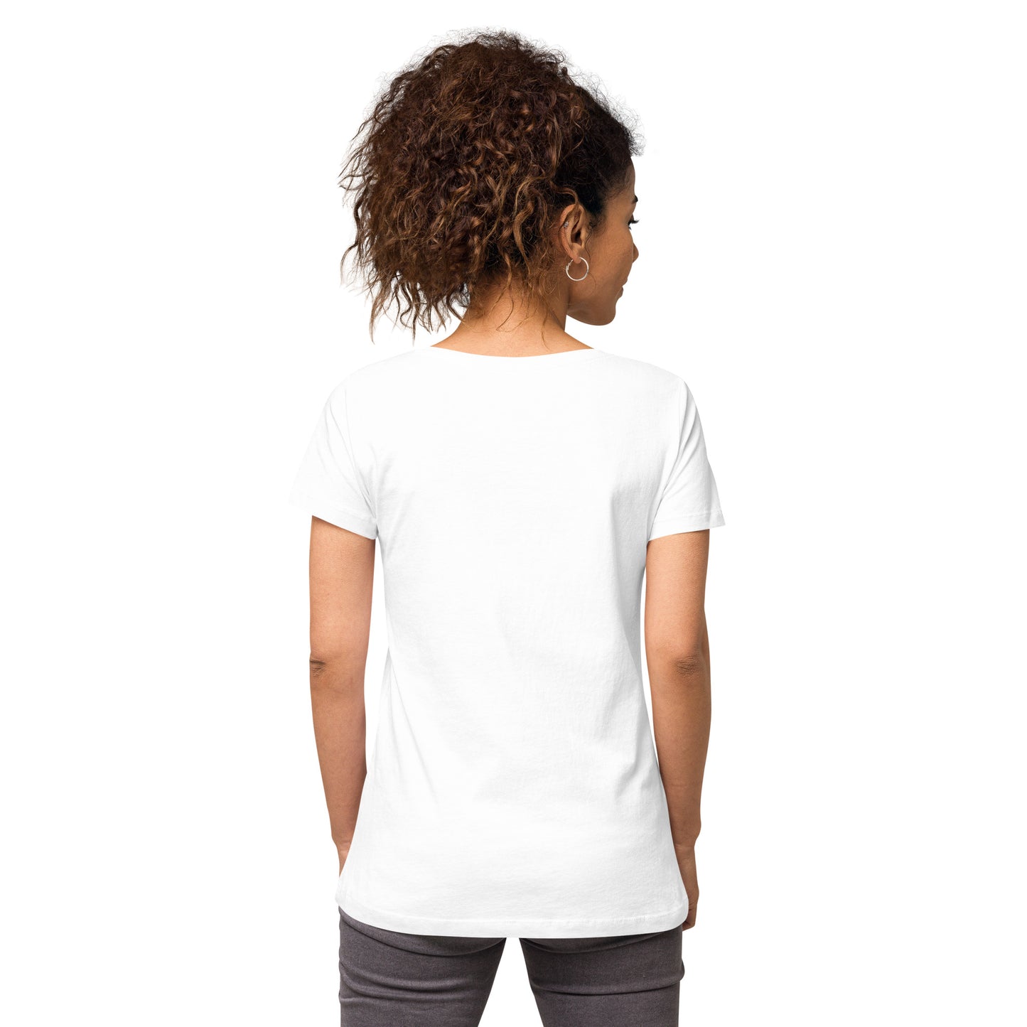 Protect Trans Kids - Women’s fitted v-neck t-shirt