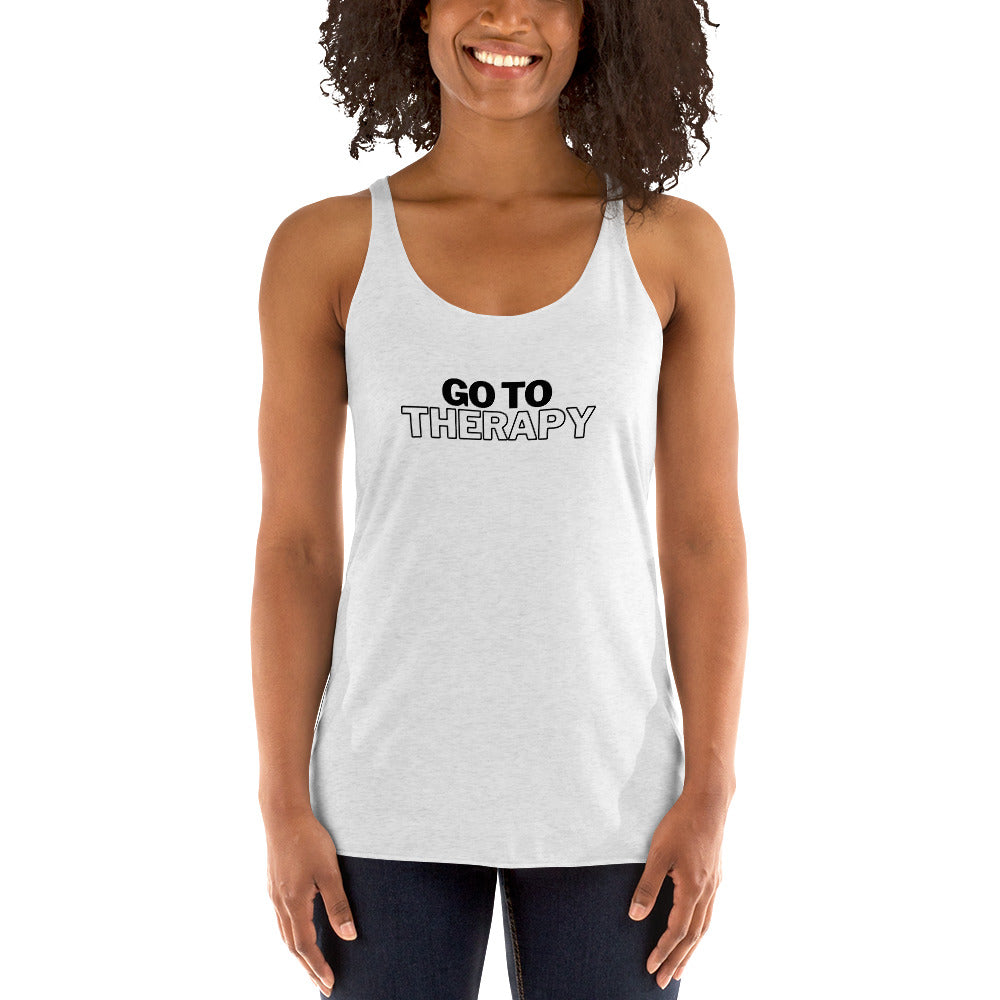 GO TO THERAPY - Women's Racerback Tank