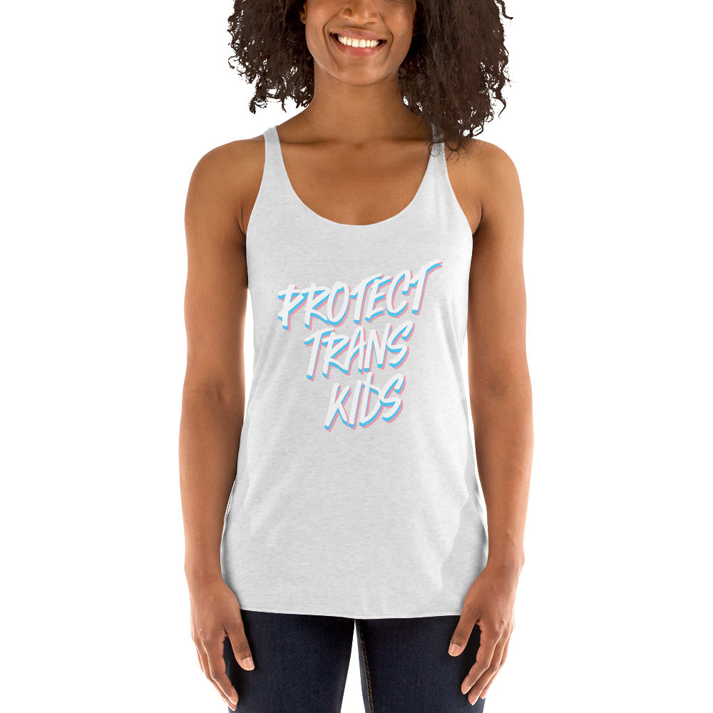 Protect Trans Kids - Women's Racerback Tank