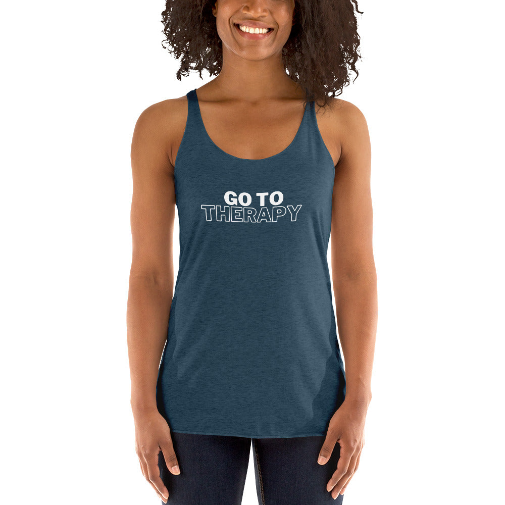 GO TO THERAPY - Women's Racerback Tank