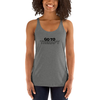 GO TO THERAPY - Women's Racerback Tank