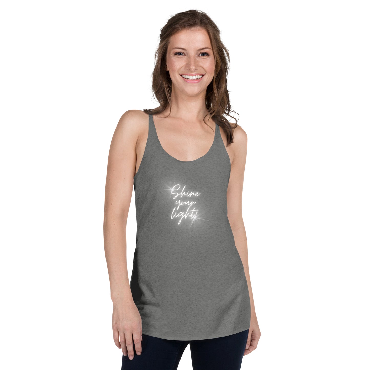 Shine Your Light - Women's Racerback Tank