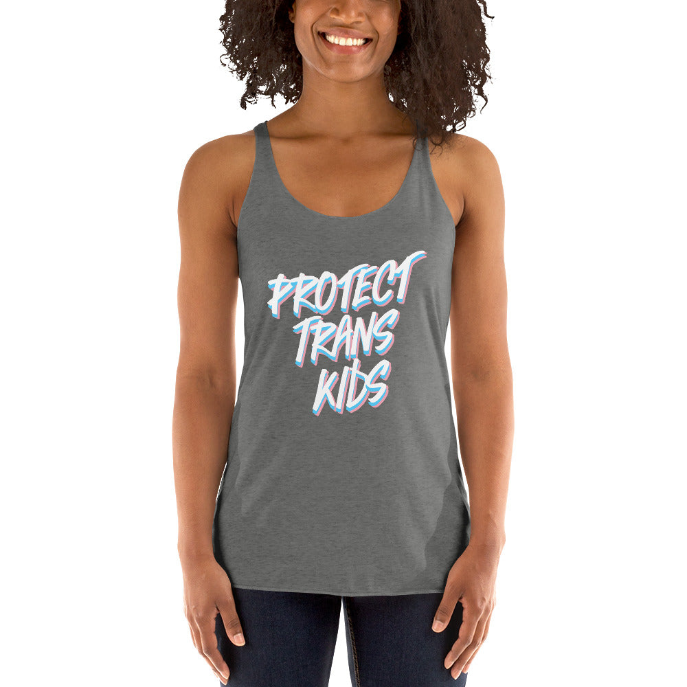 Protect Trans Kids - Women's Racerback Tank