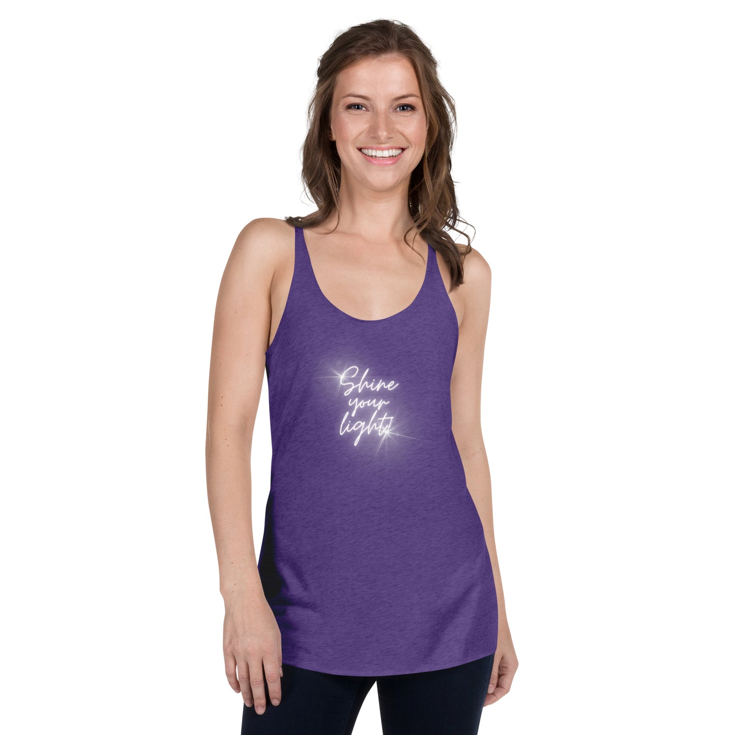 Shine Your Light - Women's Racerback Tank