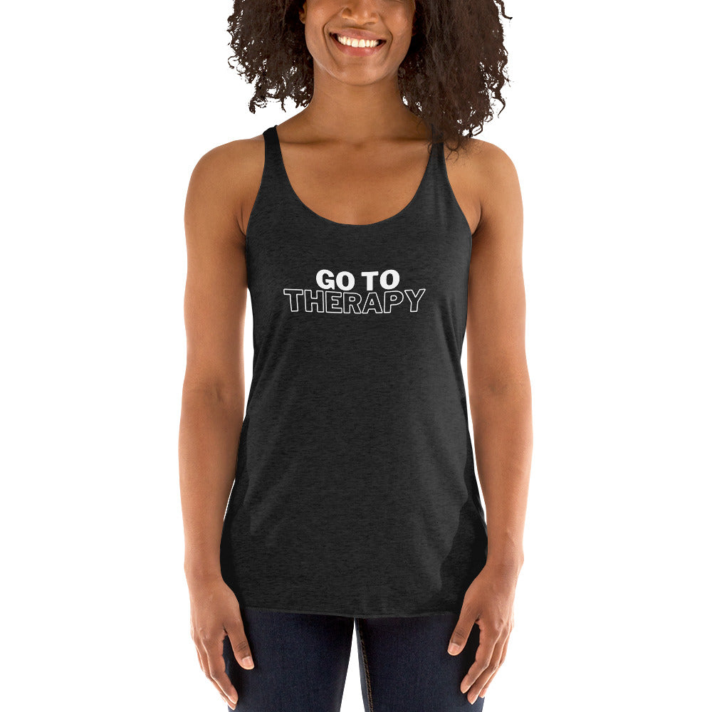 GO TO THERAPY - Women's Racerback Tank