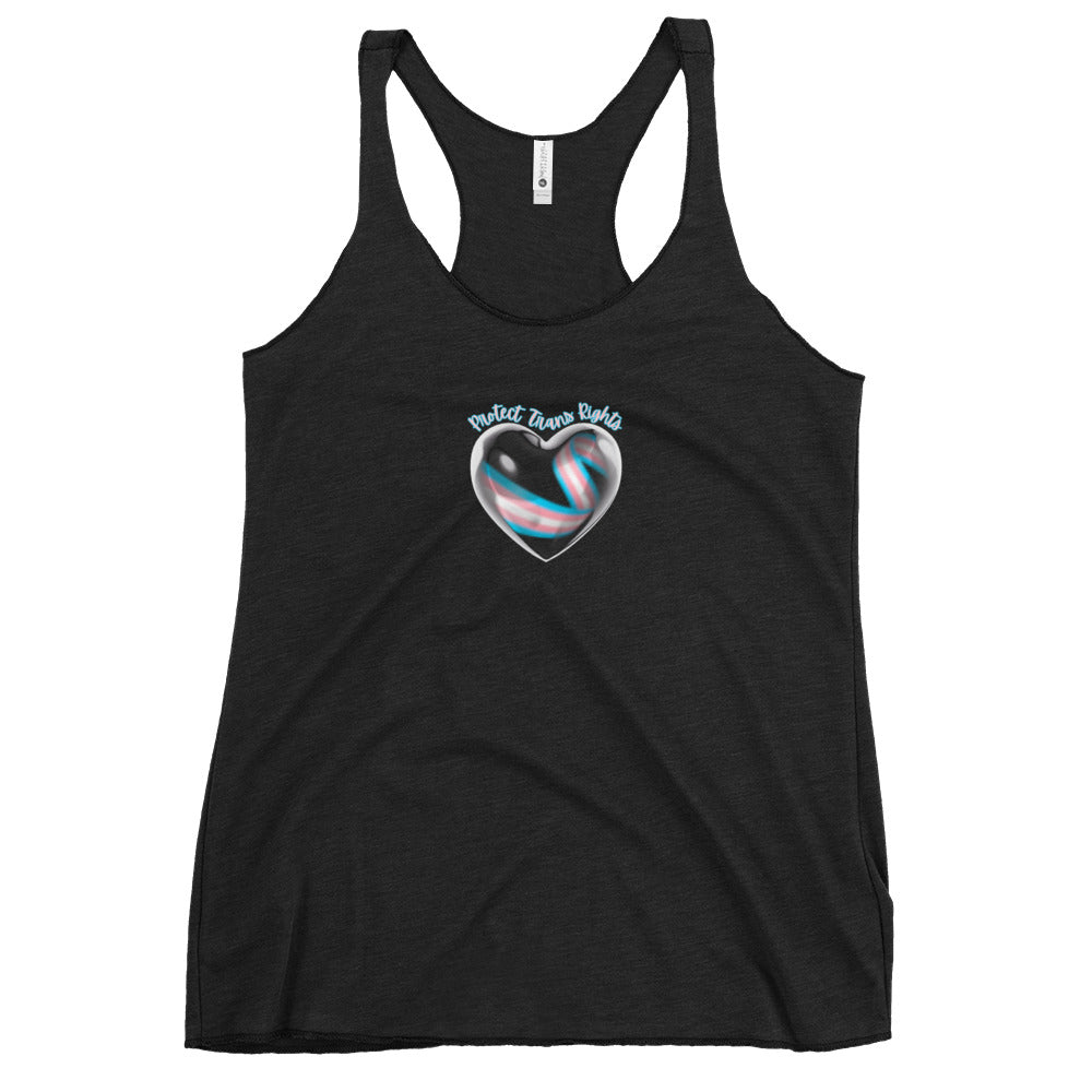 Protect Trans Rights - Women's Racerback Tank