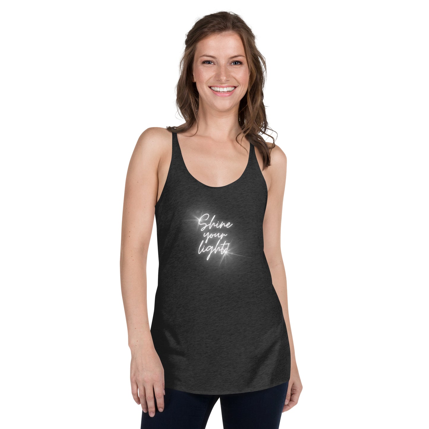 Shine Your Light - Women's Racerback Tank