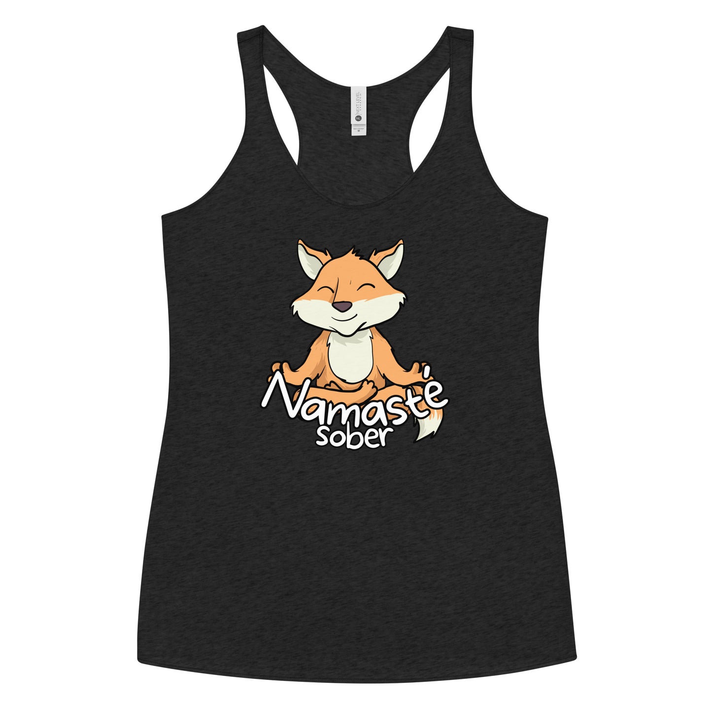 Namaste Sober Fox - Women's Racerback Tank