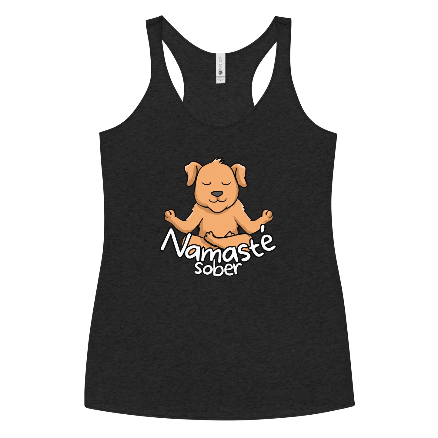 Namaste Sober Dog - Women's Racerback Tank