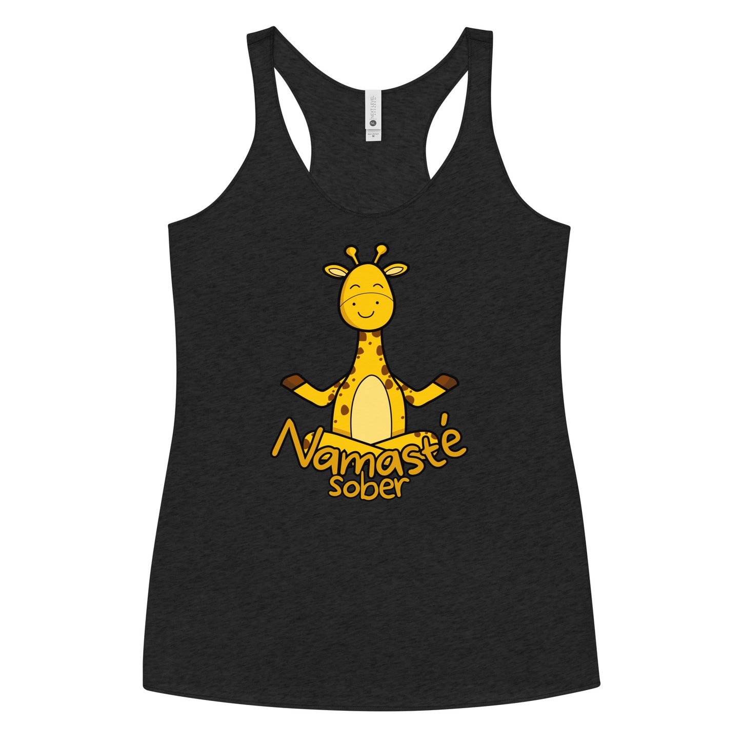 Namaste Sober Giraffe - Women's Racerback Tank