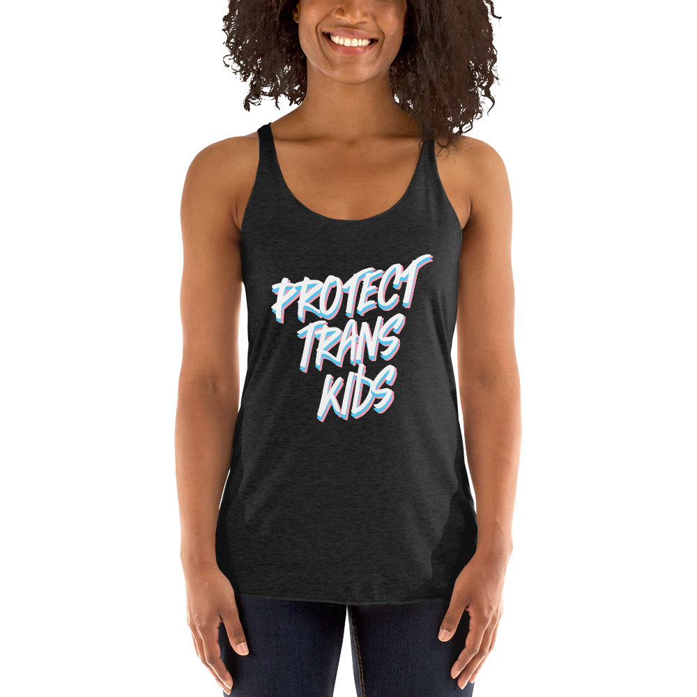 Protect Trans Kids - Women's Racerback Tank