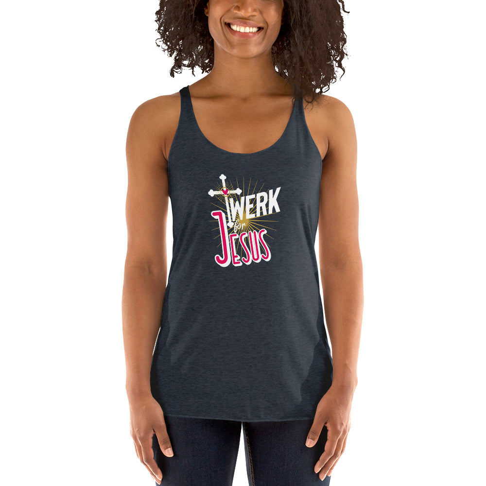 Twerk For Jesus - Women's Racerback Tank