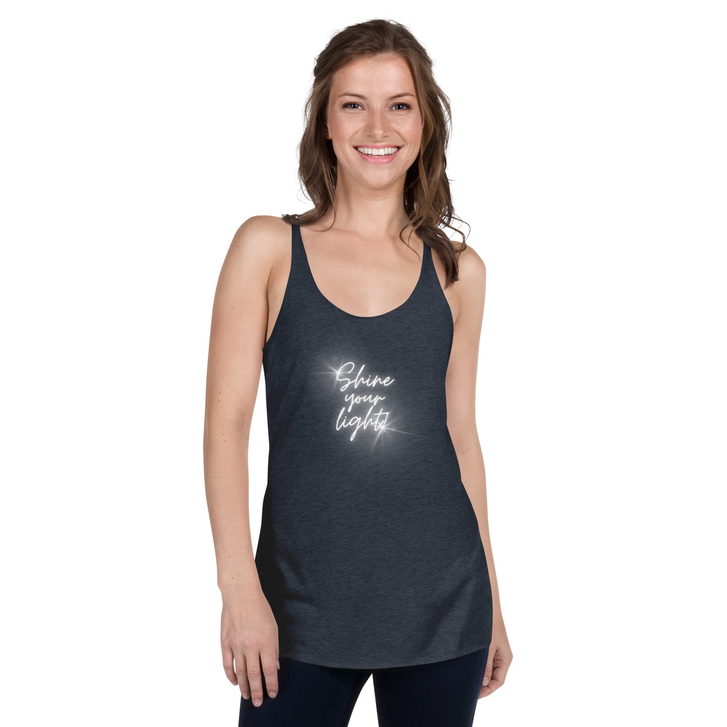 Shine Your Light - Women's Racerback Tank