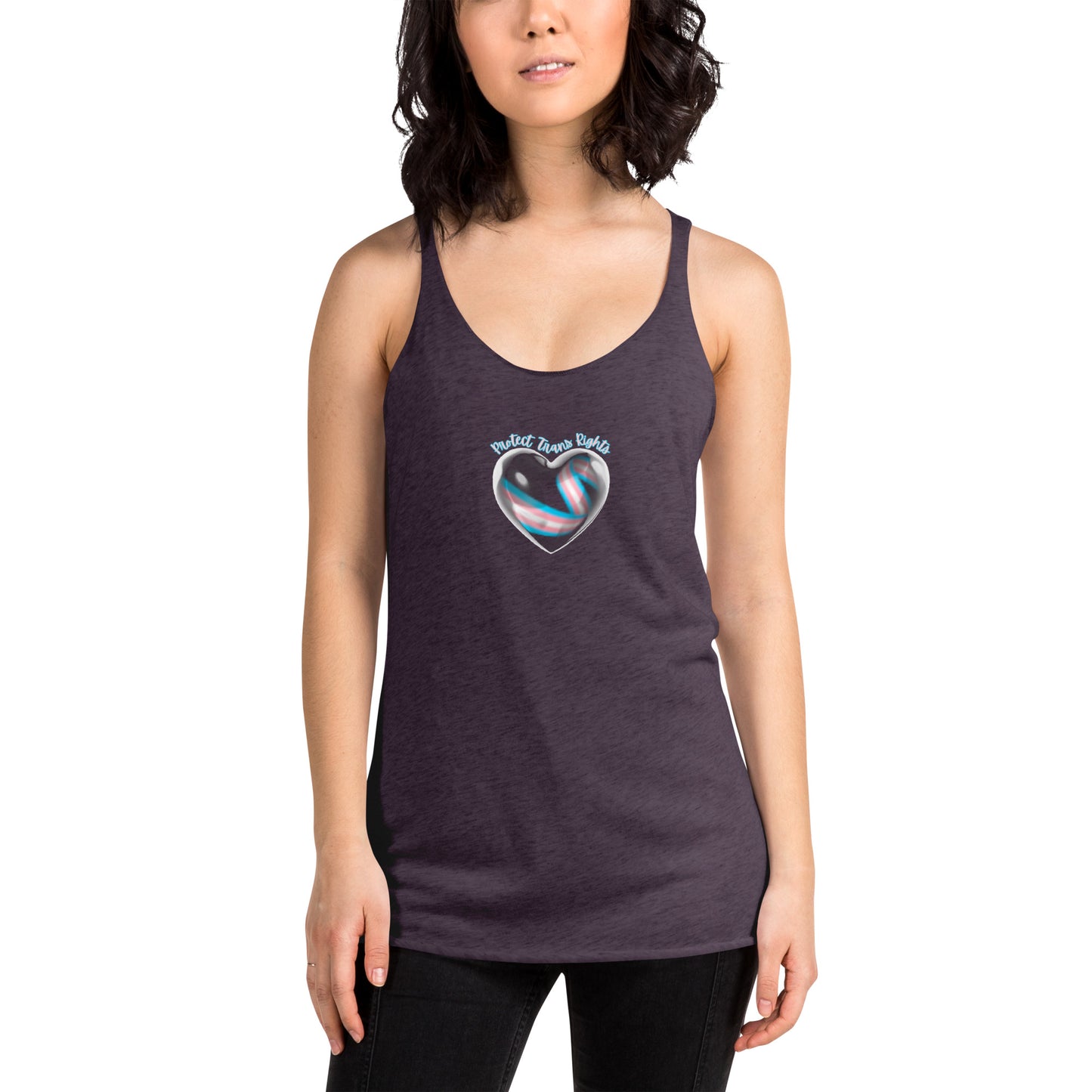 Protect Trans Rights - Women's Racerback Tank