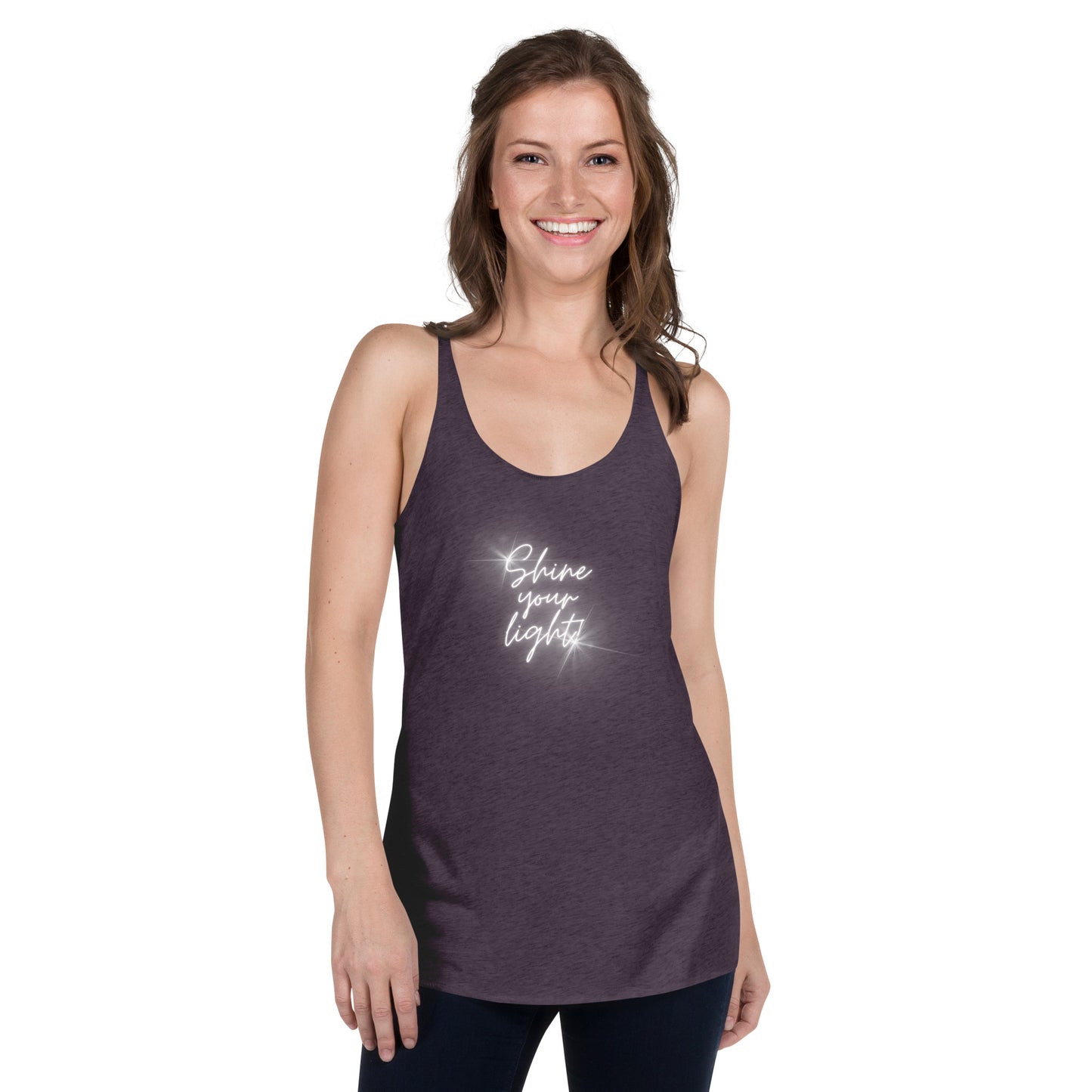 Shine Your Light - Women's Racerback Tank