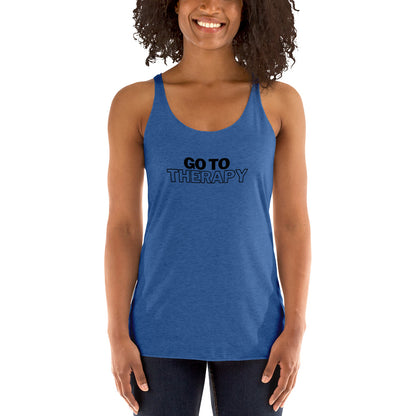 GO TO THERAPY - Women's Racerback Tank