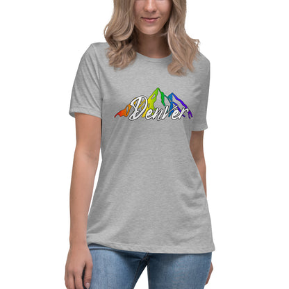 Denver Pride Mountains - Women's Relaxed T-Shirt