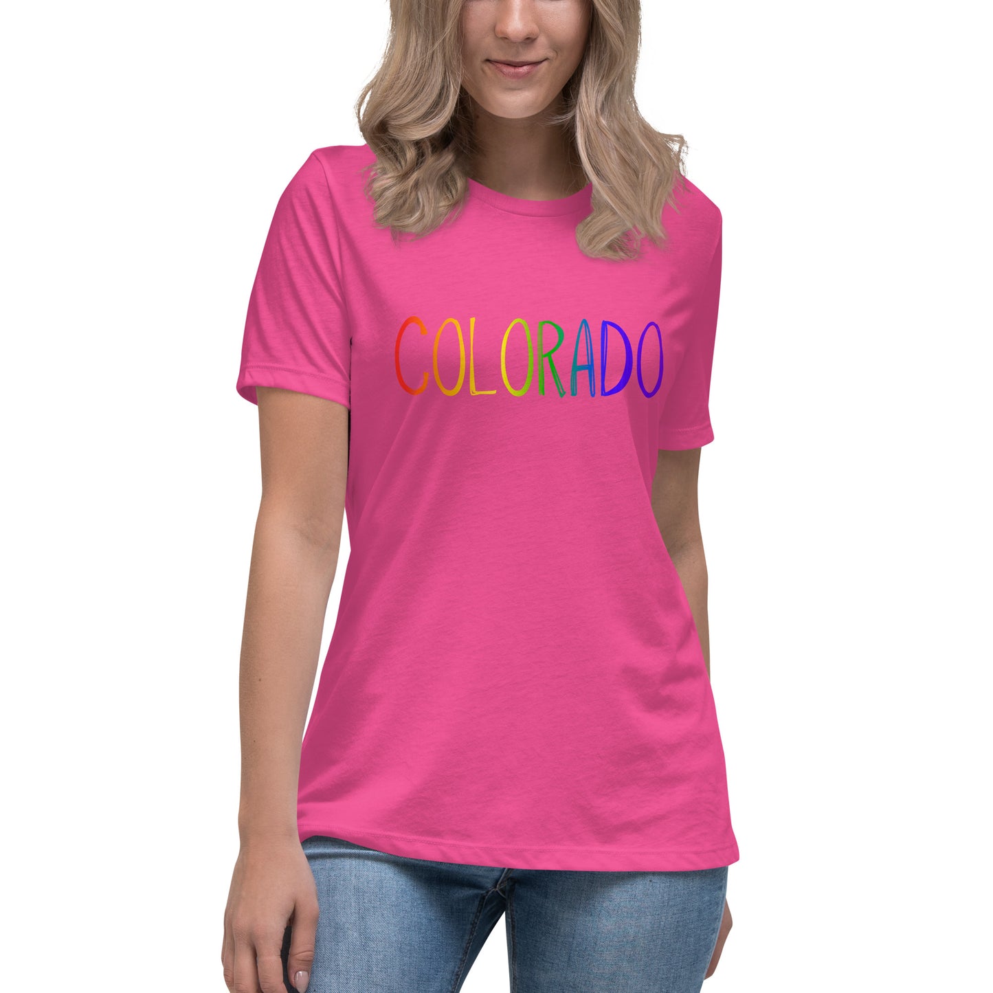 Colorado Pride Rainbow - Women's Relaxed T-Shirt