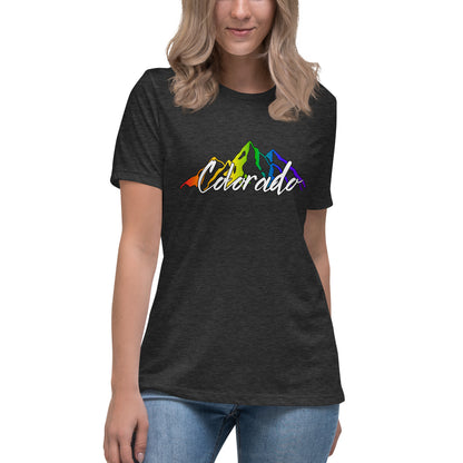 Colorado Pride Mountains - Women's Relaxed T-Shirt