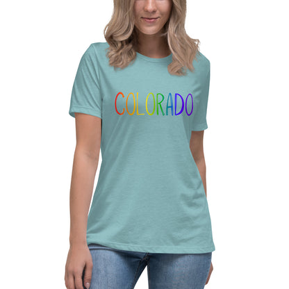 Colorado Pride Rainbow - Women's Relaxed T-Shirt