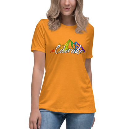 Colorado Pride Mountains - Women's Relaxed T-Shirt