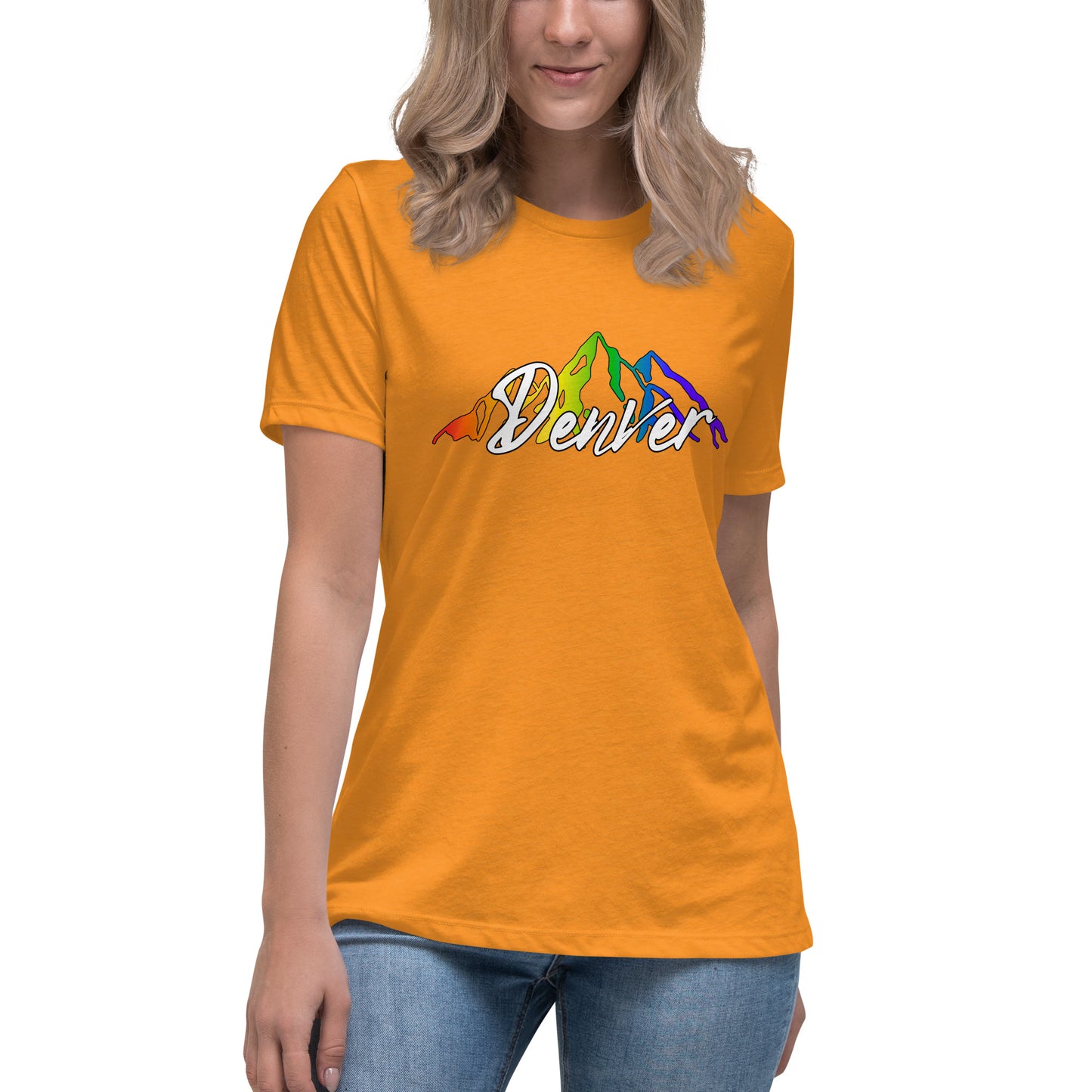 Denver Pride Mountains - Women's Relaxed T-Shirt