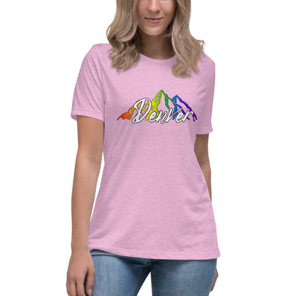 Denver Pride Mountains - Women's Relaxed T-Shirt