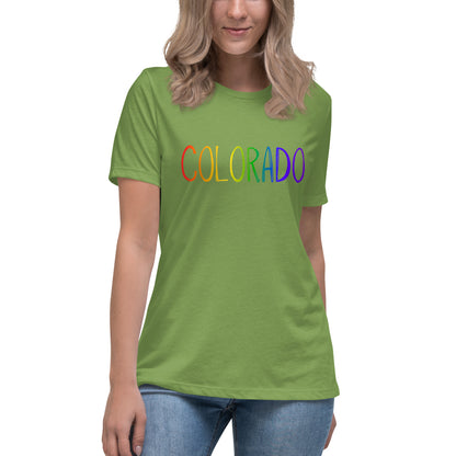 Colorado Pride Rainbow - Women's Relaxed T-Shirt