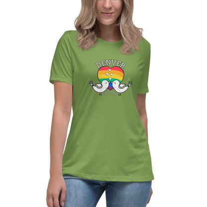 Denver Pride Love Birds - Women's Relaxed T-Shirt