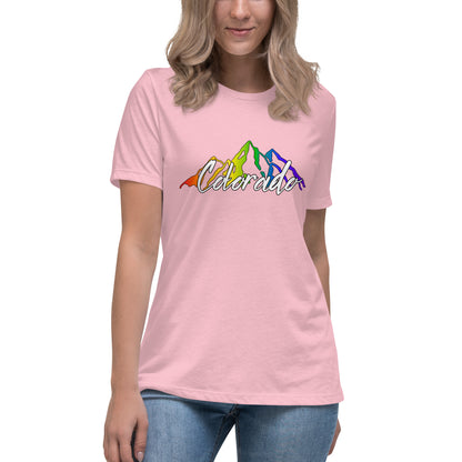 Colorado Pride Mountains - Women's Relaxed T-Shirt