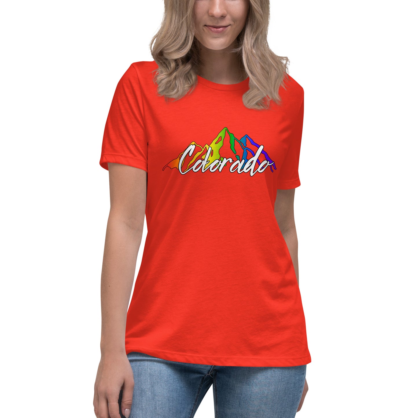 Colorado Pride Mountains - Women's Relaxed T-Shirt