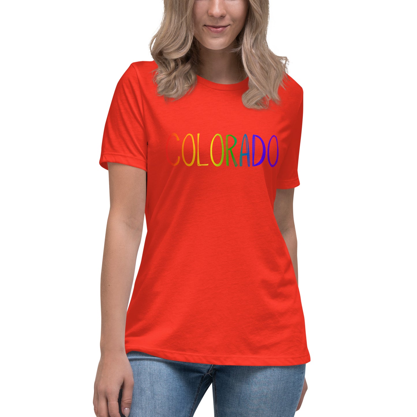 Colorado Pride Rainbow - Women's Relaxed T-Shirt