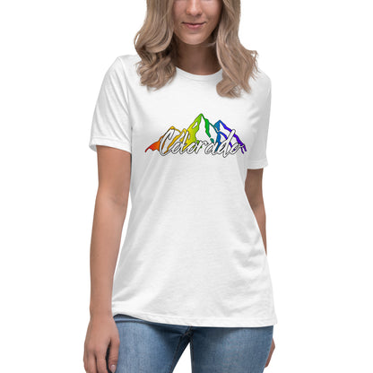 Colorado Pride Mountains - Women's Relaxed T-Shirt