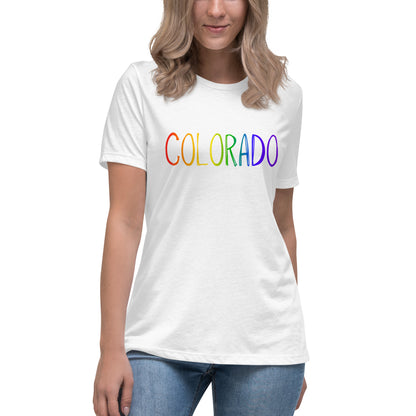 Colorado Pride Rainbow - Women's Relaxed T-Shirt