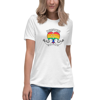 Denver Pride Love Birds - Women's Relaxed T-Shirt